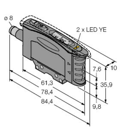 Turck Opto Sensor Lichtleiter D10DPFPQ