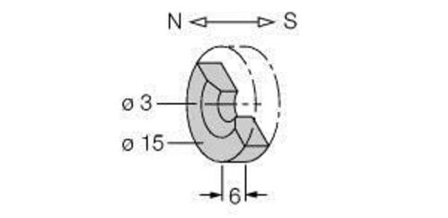 Turck Dauermagnet DMR15-6-3