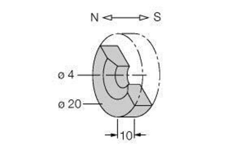 Turck Dauermagnet DMR20-10-4