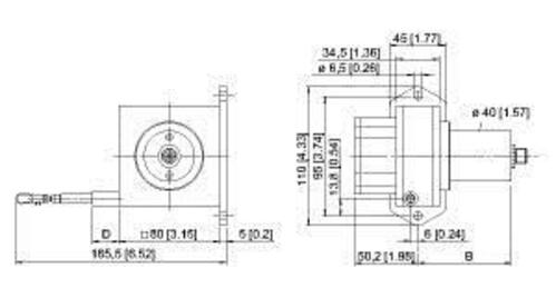 Turck Seilzuggeber DW2000-110-PA-H1441 Turck Seilzuggeber DW2000-110-PA-H1441