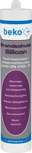 Beko Brandschutz Silicion 310ml grau 22803 (VE310)