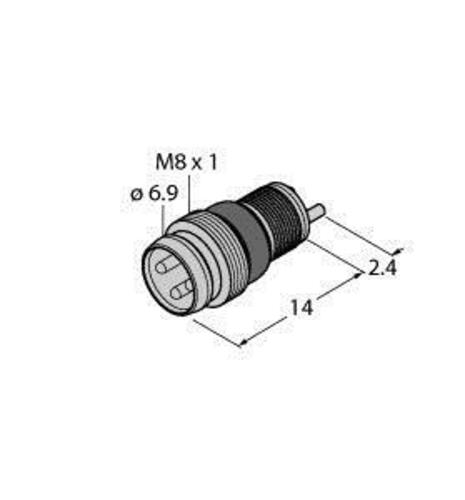 Turck Rundsteckverbinder Einbaustecker ESGP3L