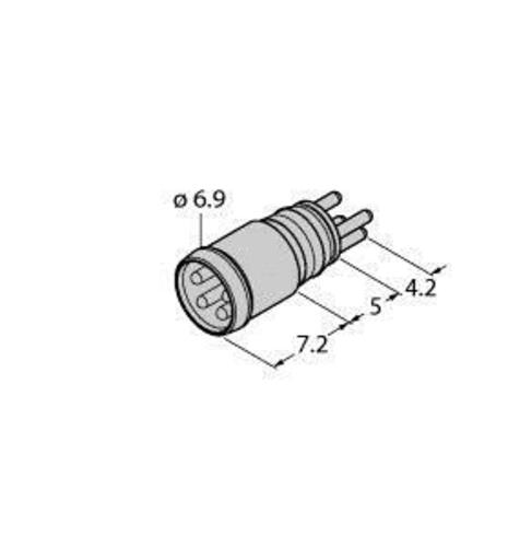 Turck Rundsteckverbinder Einbaustecker ESP4SP