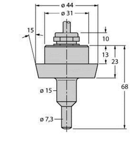 Turck Eintauchsensor FCS-DN25A4-NA/D100