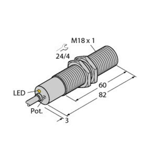 Turck Eintauchsensor FCS-M18-AP8X