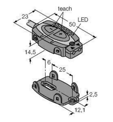 Turck Opto Sensor Lichtleiter FI22FP