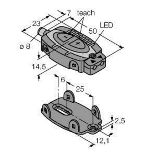 Turck Opto Sensor Lichtleiter FI22FPQ