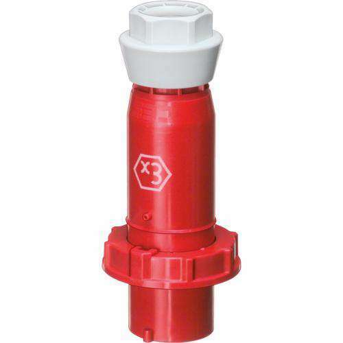 Stahl Stecker 125.000 A rot 6h 8581/12-506 #277862