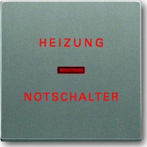 Busch-Jaeger Wippe meteor/gr Heizung-Notschalter 1789 H-803