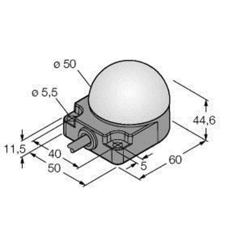 Turck LED-Anzeige Kennleuchte K50FLGRYB4P