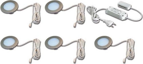 Hera 5er-Set LED-Einbauleuchte nw Tr.24/30W 61056958003