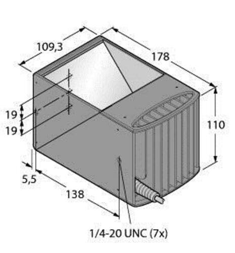 Turck Axiale Beleuchtung Bildverarbeitung LEDRO100W