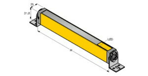 Turck Lichtvorhang Empfänger LS2TR30-1800Q8
