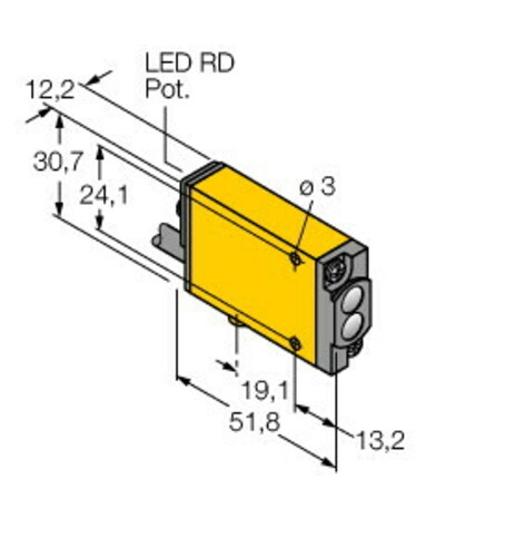 Turck Opto Sensor Lichttaster MIAD9W Turck Opto Sensor Lichttaster MIAD9W