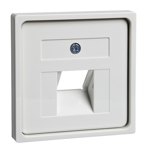 Elso Zentralplatte reinweiß f.UAE 1xRJ45 366404