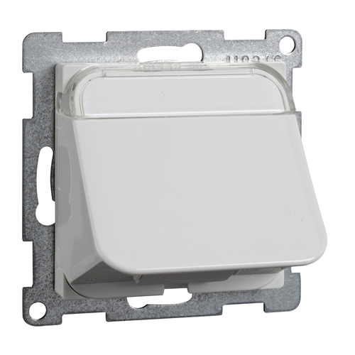 Elso Zentralplatte reinweiß schräg.f.Leit.ausl. 366804