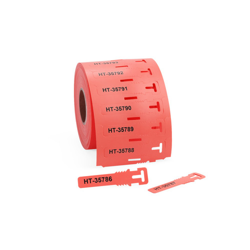 HellermannTyton Kennzeichnungsschilder 12x74mm PUR rot TAGPU12X74LOOP-BU rt