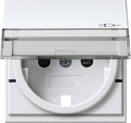 Gira Abdeckung reinweiß 144603