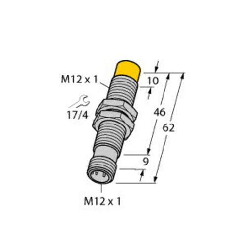 Turck Sensor induktiv NI5-M12-LIU-H1141