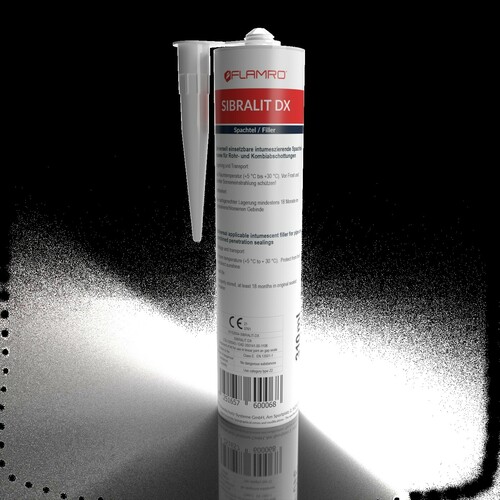 FLAMRO Brandschutz Brandschutzspachtel 310ml Kartusche 01152004