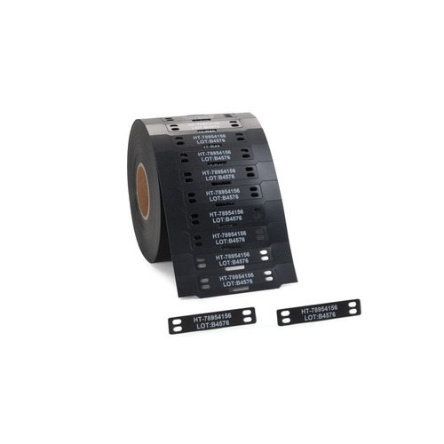 HellermannTyton Kennzeichnungsschilder 25x75mm schw 500/Rol 556-80535(500)