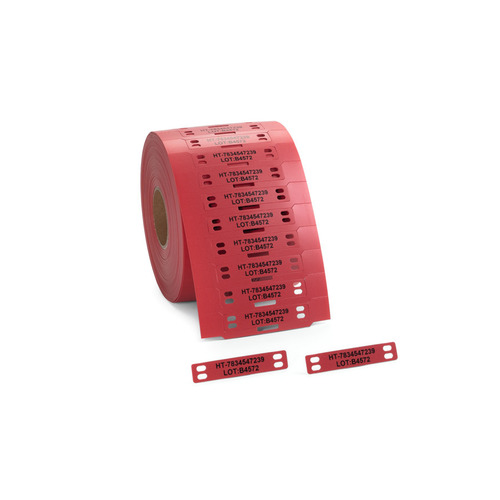 HellermannTyton Kennzeichnungsschilder 10x51mm rot 2000/Rol 556-83017(2000)