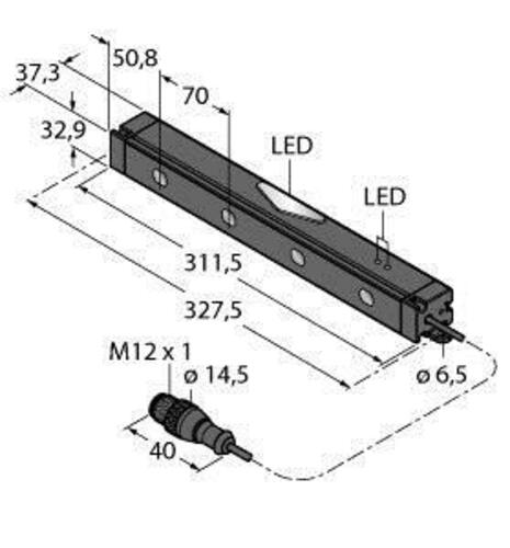 Turck Bestückungssensor Pick-to-Light PVL225PQ
