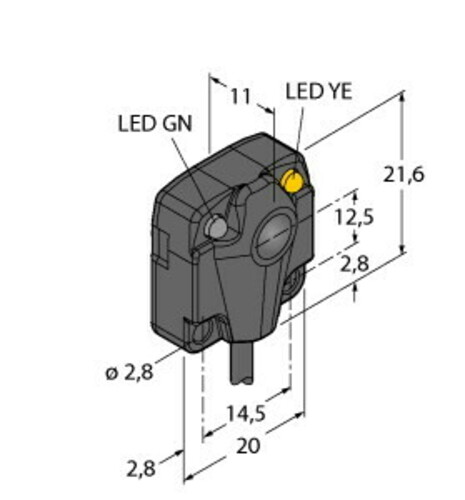 Turck Opto-Sensor Einweglichtschranke Q10AP6R