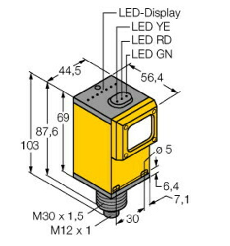 Turck Opto Sensor Winkellichttaster Q45AD9CVQ
