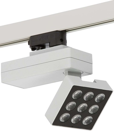 Ridi-Leuchten LED-Strahler 2500lm LF840 28Gr si KARO-S 2500-840 M-SI