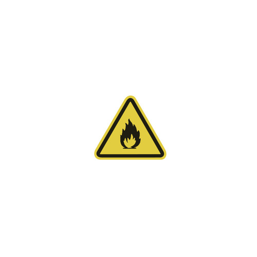 HellermannTyton Etikett Warnz. Feuerg Stoffe WS1-D-150-YE (100)