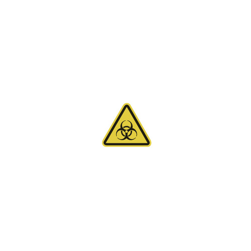 HellermannTyton Etikett Warnz. Biogefährdung WS1-H-150-YE (100)
