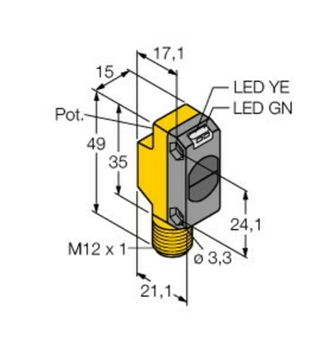 Turck Opto-Sensor Einweglichtschranke QS18VP6RBQ8