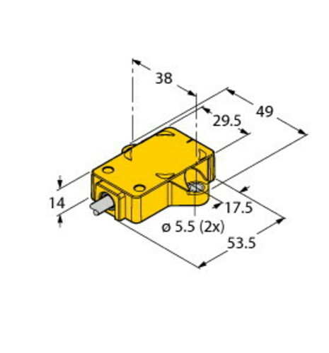 Turck Sensor induktiv RI360P1-QR14-ELIU5X2