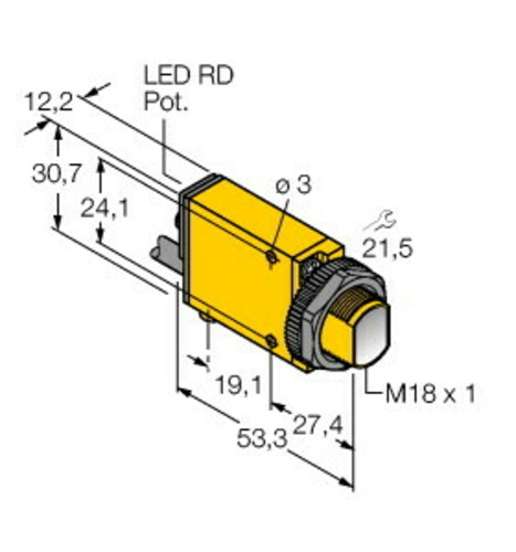 Turck Einweglichtschranke Sender SM31EL