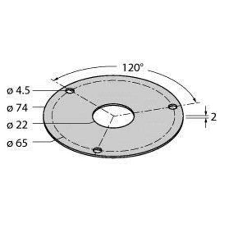 Turck Abschirmplatte f. Drehgeber RI-QR24 SP2-QR24