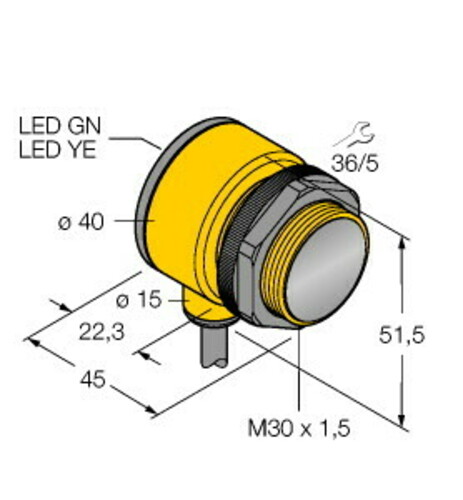Turck Einweglichtschranke Sender T306E
