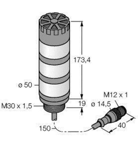 Turck Signalsäule TL50HGYRAQP