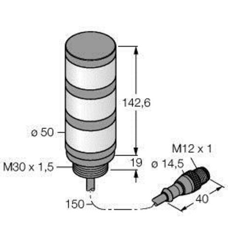 Turck Signalsäule TL50HGYRQP