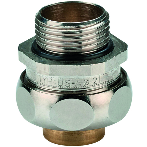 Flexa Metallverschraubung gerade AD 17, PG 11 US-P, AD17-PG11 Flexa Metallverschraubung gerade AD 17, PG 11 US-P, AD17-PG11