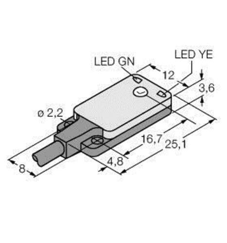 Turck Miniatursensor Sender/Empfänger VS2KAP5V
