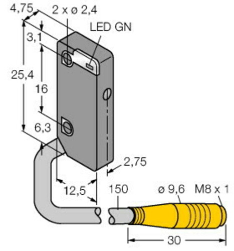 Turck Miniatursensor Sender VS4EVQ