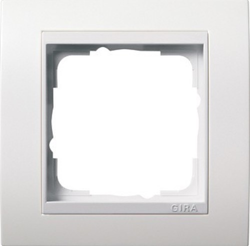 Gira Abdeckrahmen 1-fach ch reinweiß Event 0211803