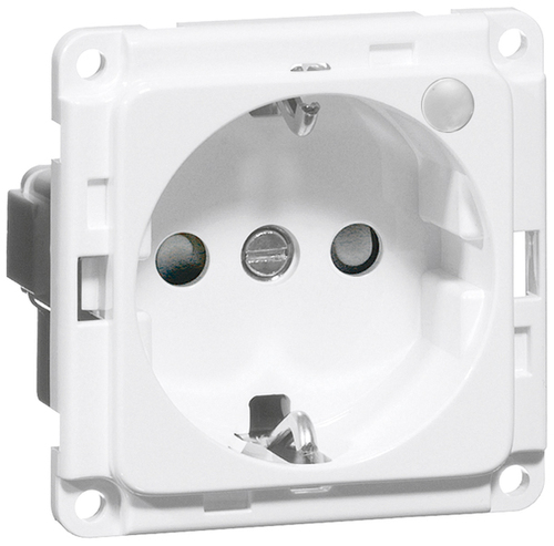 Peha SCHUKO-Steckdose reinweiß 16A 250V D 6611.02 ME GLK SI