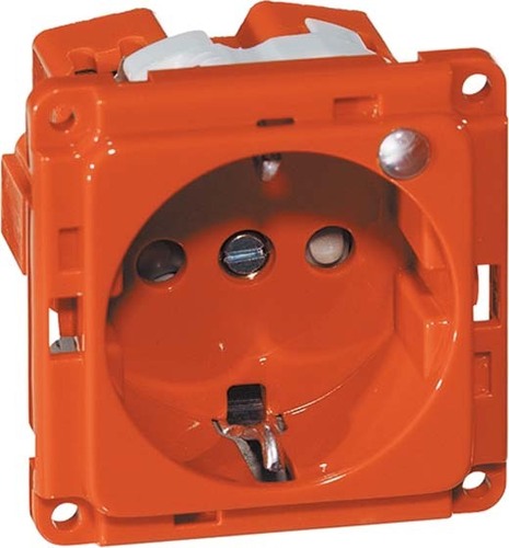 Peha SCHUKO-Steckdose orange 16A 250V Kontrolll. D 6611.33 ME GLK SI