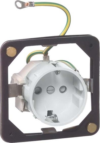 Peha Steckdoseneinsatz aluminium guss EB D 6621 ES SI WE