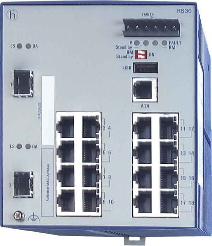 Hirschmann INET Ind.Ethernet Switch RS30-1602O6O6SDAE