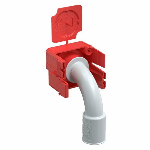 Kaiser B2 Wand-Decken-Übergang 90Grd für 25mm-Rohre 1261-96