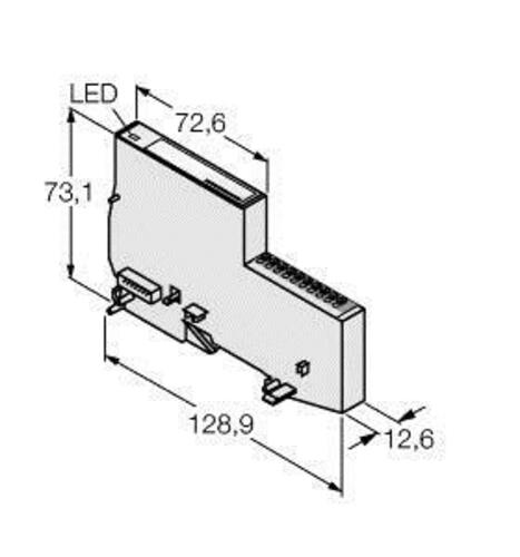 Turck Economy Modul BL20-E-8D #100000400