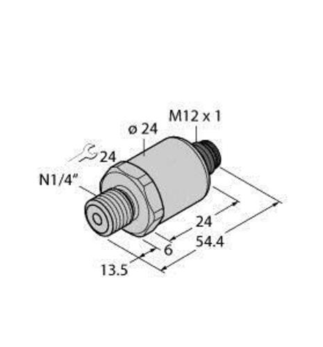 Turck Drucktransmitter mit Stromausgang PT0.25R1003I2H1143/X Turck Drucktransmitter mit Stromausgang PT0.25R1003I2H1143/X